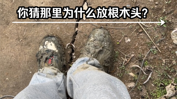 “Bạn đoán xem tại sao lại đặt một khúc gỗ ở đó?”