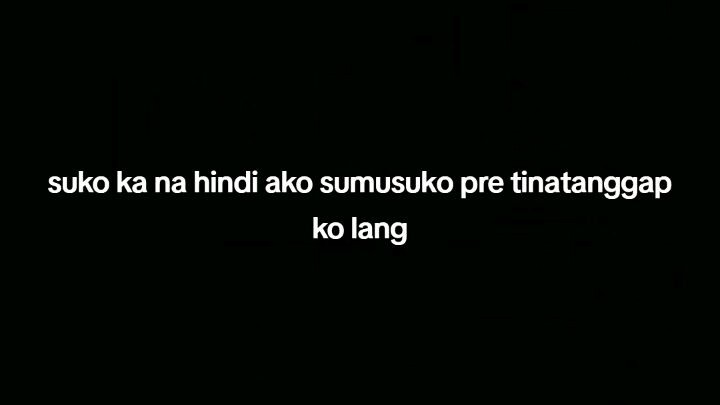kahit Kaylan hindi sumoko