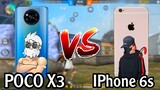POCO X3 PRO VS IPHONE 6S PLUS 📲 FREE FIRE 🇧🇷