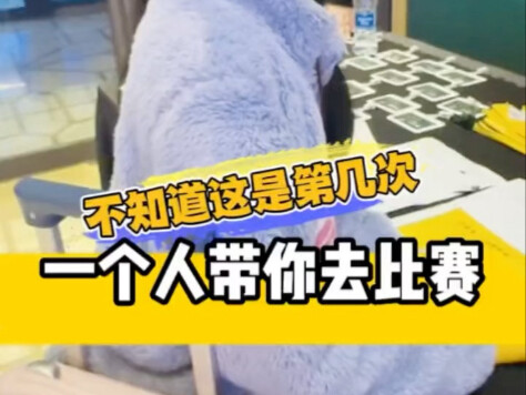 不知道第几次一个人带你去比赛