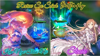 Review so sánh Butterfly Kim Ngư Thần Nữ vs Butterfly Stacia / Rum ○● Butterfly/ LIÊN QUÂN