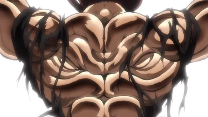 Yujiro shows his demon face muscles