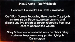 Mon & Alisha  course – Rise With Reels download