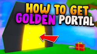 How to get GOLDEN PORTAL!! in Roblox Islands (Skyblock)