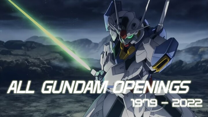 All Gundam Anime Openings (1979 - 2022)