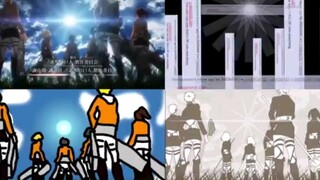 [Funds are burning] Attack on Titan Season 1 OP four hand-painted styles