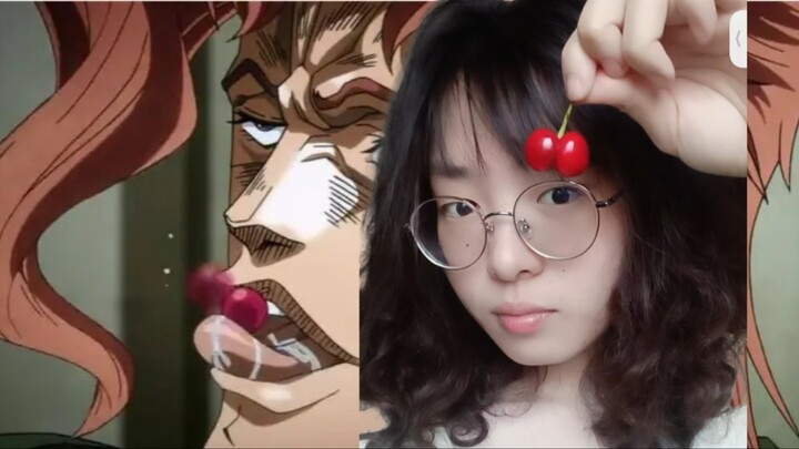 震惊，女子竟用高玩复刻JOJO名场面