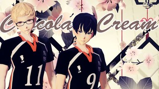 [MMD X Haikyuu!!] Chocolate Cream (Tsukishima, Kageyama)