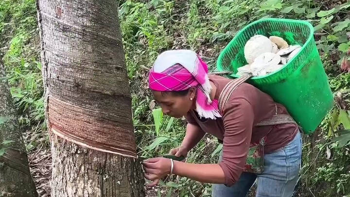 Can’t finish cutting—rain’s started again. The glue at the bottom of the waterlogged bowl feels a bi