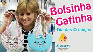 Bolsinha Gatinha para as Crianças