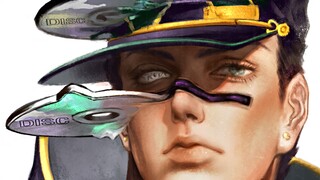Quá trình vẽ của Jotaro