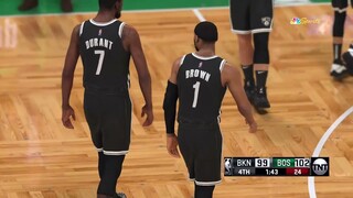 Final 2:57 WILD ENDING I Brooklyn Nets vs Boston Celtics I Game 2 of NBA Playoffs I NBA2K22