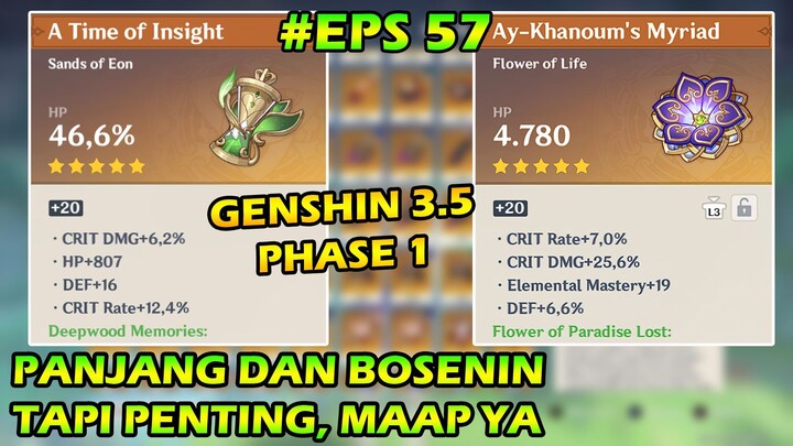 Penjelasan Lengkap Trik Enhance 3.5 - Tips Enhance Artefak Genshin Impact 3.5