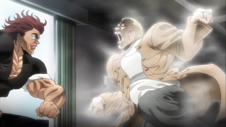 I still like Sikorski's rebellious look when facing Hanma Yujiro!