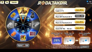 Event rahasia terbaru FF Roda putar roda takdir