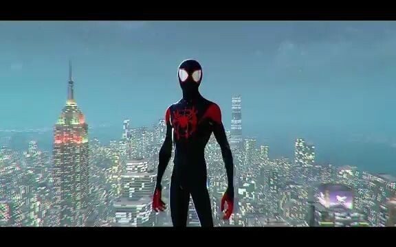 Wow!!! A tribute to "Spider-Man: Into the Spider-Verse"! This is so spot-on!