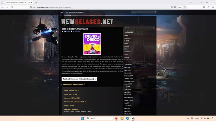 Dead as Disco TORRENT