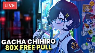 🔴LIVE | Gacha Chihiro Pake Free 80x Pull !! | Blue Archive