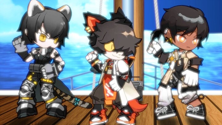 [Arknights×JOJO] The gangster shake of the deck group [Q version animation]