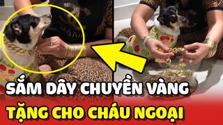 Trầm trồ với bé Chó được BÀ NGOẠI tặng cả mâm DÂY CHUYỀN VÀNG 😂 | Yêu Lu