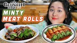 [GENSHIN IMPACT] IRL minty meat rolls?! weird combo but actually amazing. (food in game go real)