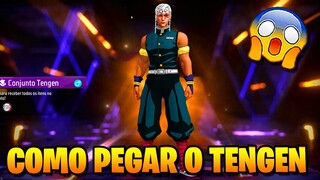 CORRE! COMO PEGAR O TENGEN NO FREE FIRE, NÃO GASTE SEU OURO E NEM SEUS TOKENS!! DEMON SLAYER FF