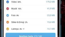 Cara membersihkan cache dan reset statistik di telegram supaya tidak lemot