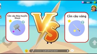 PLAY TOGETHER So Sánh Cần Câu Búa Và Cần Câu Vàng Cần Nào Kéo Nhiều Bóng5 Hơn HG Gamer