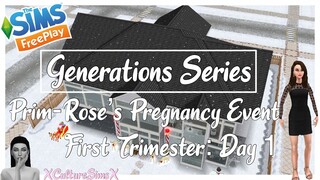 The Sims FreePlay - Prim Rose's Pregnancy Event ( Generations Series ) First Trimester: Day 1