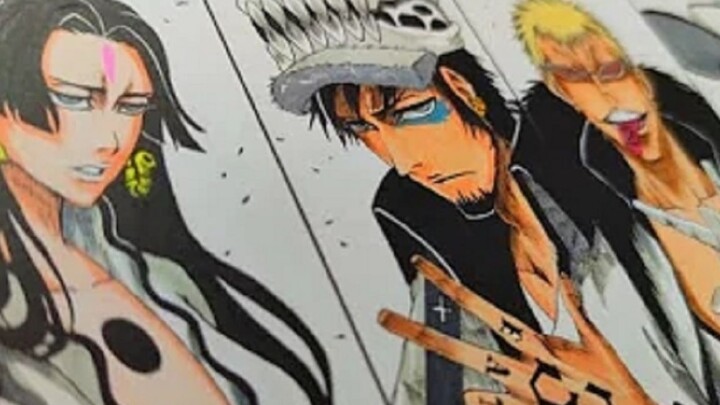 用bleach的风格把王下七武海成员绘制成十刃化会是什么样呢！[bleach X onepiece]