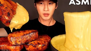 ASMR FILET MIGNON & STRETCHY CHEESE FONDUE MUKBANG (No Talking) COOKING