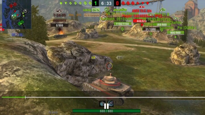 T34 goes flying