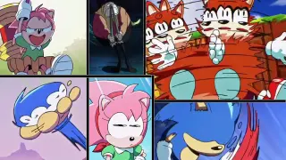 Sonic Origins Cutscenes But Freezing on Awkward Moments