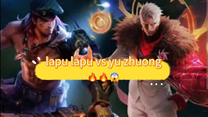 yu zhong vs lapu lapu? siapa kah yang menang🔥🔥😱😱😱#mobillegend