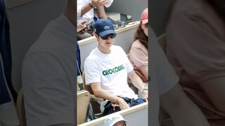 Wang Yibo spotted in the semi-final seats of the 2024 Roland Garros French Open