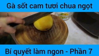 Gà sốt cam tươi chua ngọt #7