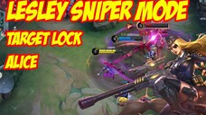 Lesley Sniper Handal Easy Kill Alice Mobile Legends