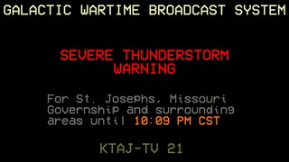EAS Short made by Chat AI: Thunderstorm/Tornado Warning for St. Josephs (Missouri)