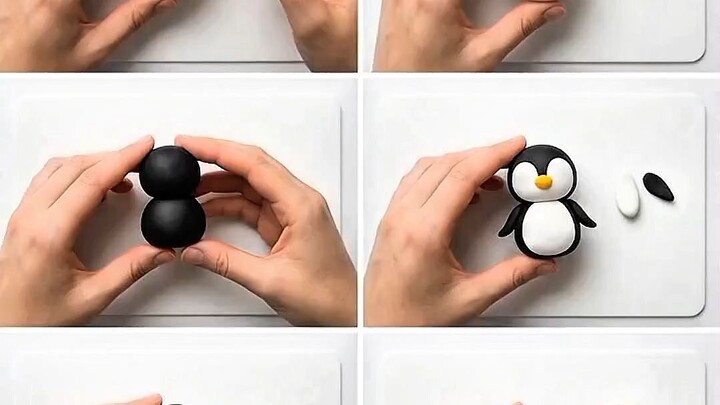 Cute Clay Animals & Star 🌟🐧🦩🐛🐰 | Satisfying Clay Art