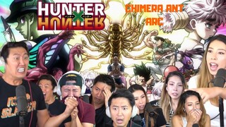 HUNTER X HUNTER BEST MOMENTS REACTION - CHIMERA ANT ARC - [ ft.KIMCHI & TOFU ]