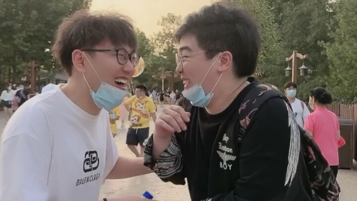 Prepping a surprise for my friend—our friend is just too lucky!