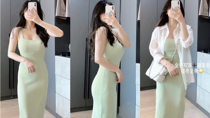 155 ชุดเดรสแขนกุดสำหรับคนตัวเล็ก ใส่แล้วดูผอม เพอร์เฟกต์สำหรับลุคทำงาน