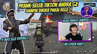 PRANK ANDRA GZ PAS LAGI LIVE!! SAMPAI KESAL DIKIRA PAKE REGE SI AGUS MOKEL😂