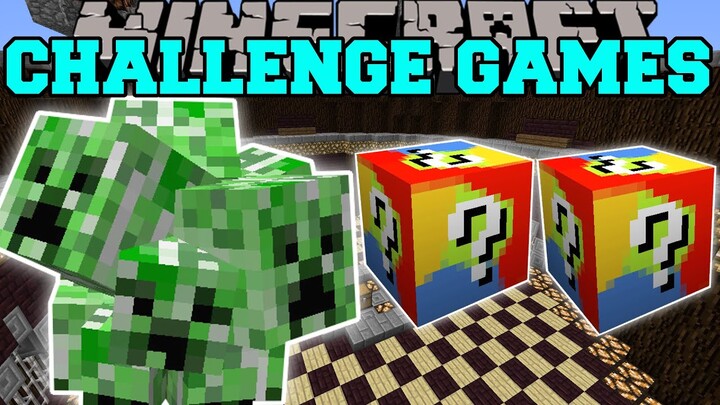 Minecraft: CREEP CHALLENGE GAMES - Lucky Block Mod - Modded Mini-Game