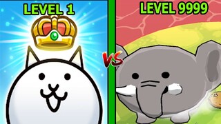 The Battle Cats Nhưng Là Mini game Đẩy Nhau Rớt Đài -  Battle Cats Quest Top Game Android Ios