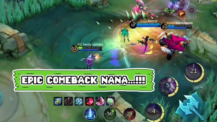 Epic Comeback Nana‼️