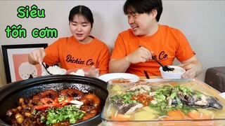 Vlog 464| Hết nồi cơm với món CANH CHUA, CÁ LÓC KHO TỘ, Hoon ăn ngon lành