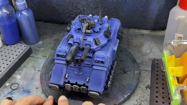 [DIY] Warhammer 40,000 - Sơn mô hinh xe tăng Hovercraft mini kỳ 3 (1)