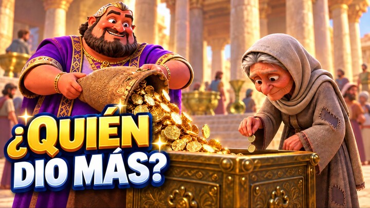 💰 LA VIUDA QUE DIO MÁS QUE TODOS LOS RICOS JUNTOS
