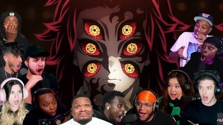 KOKUSHIBO IS HIM! THE UPPER MOON MEETING | DEMON SLAYER SEASON 3 EPISODE 1 BEST REACTION COMPILATION